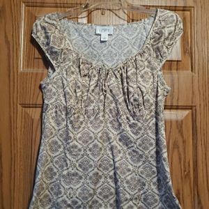 Ann Taylor loft short sleeve blouse size 8